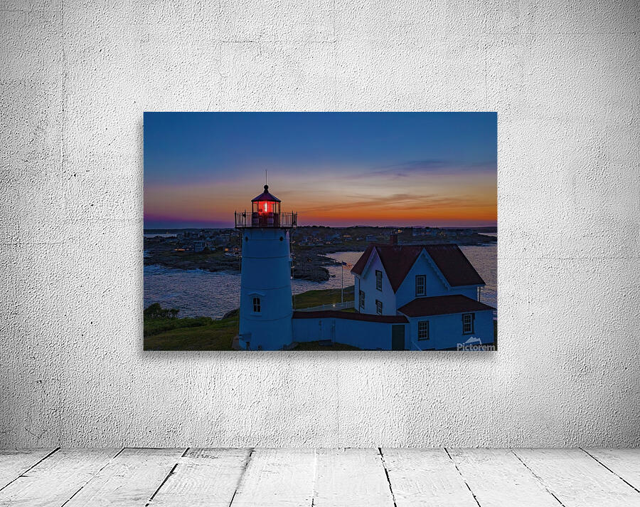 Nubble Light at Sunset Wall Preview