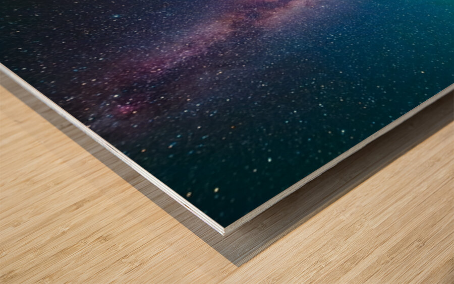 Rising Core Wood print