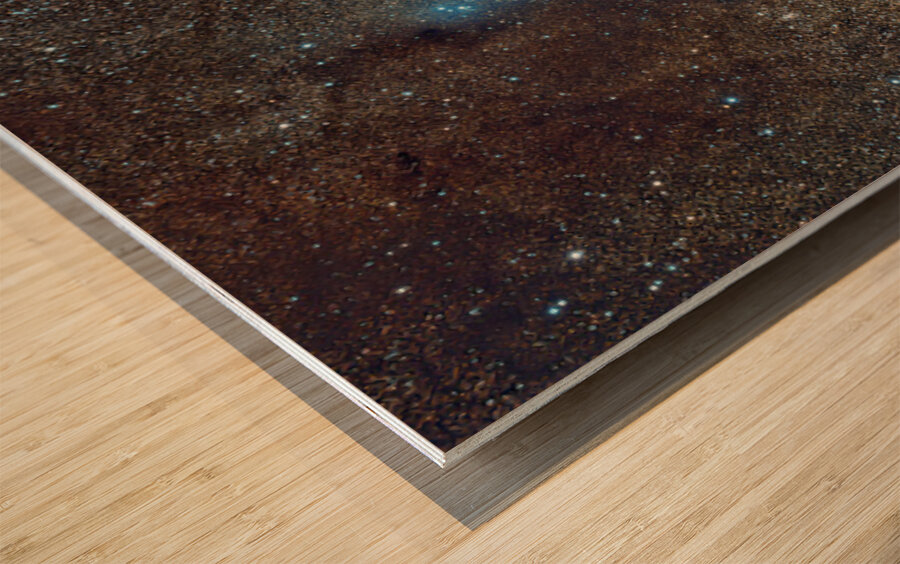 Veil of Dust and Stars Wood print