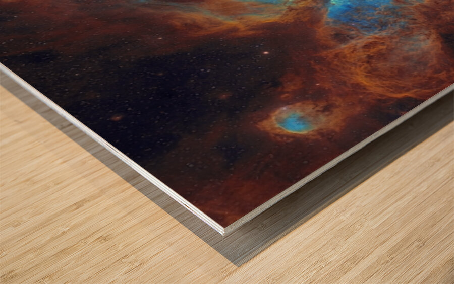 Cosmic Metamorphosis Wood print