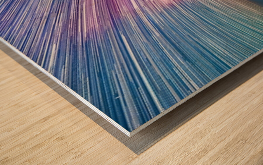 Night in Motion Wood print