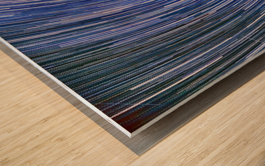 Circles of Time Wood print