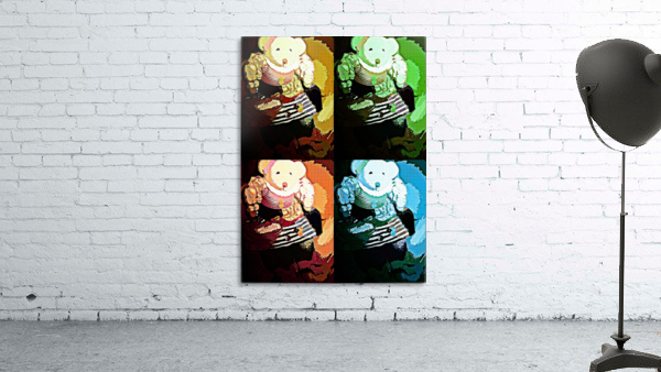 Teddy pop art Wall Preview