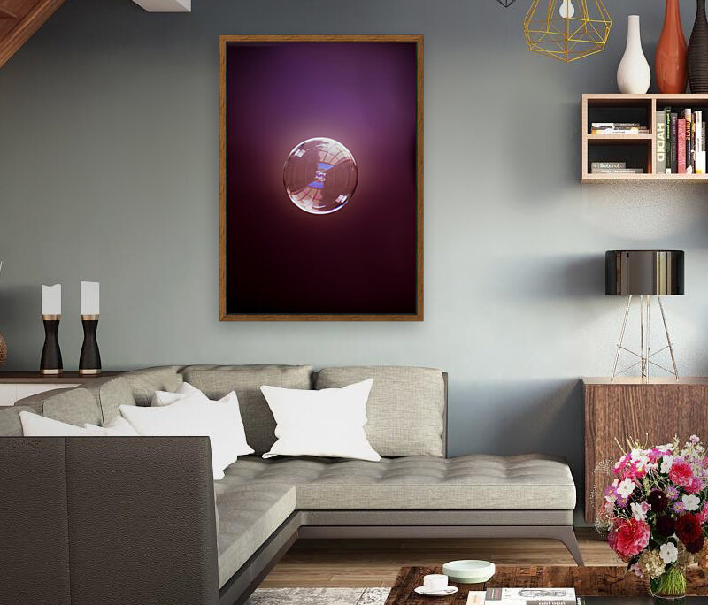 Bubble -Mauve Reproduction