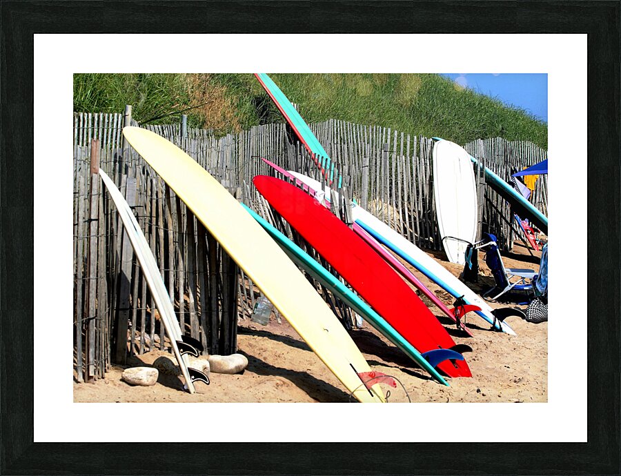 Surfboards 0566 Picture Frame print