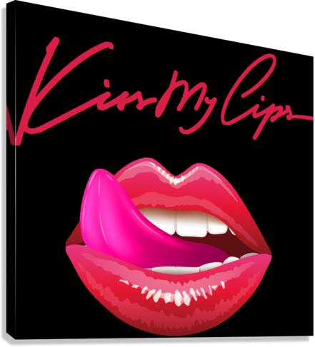 Kiss117A Canvas Print