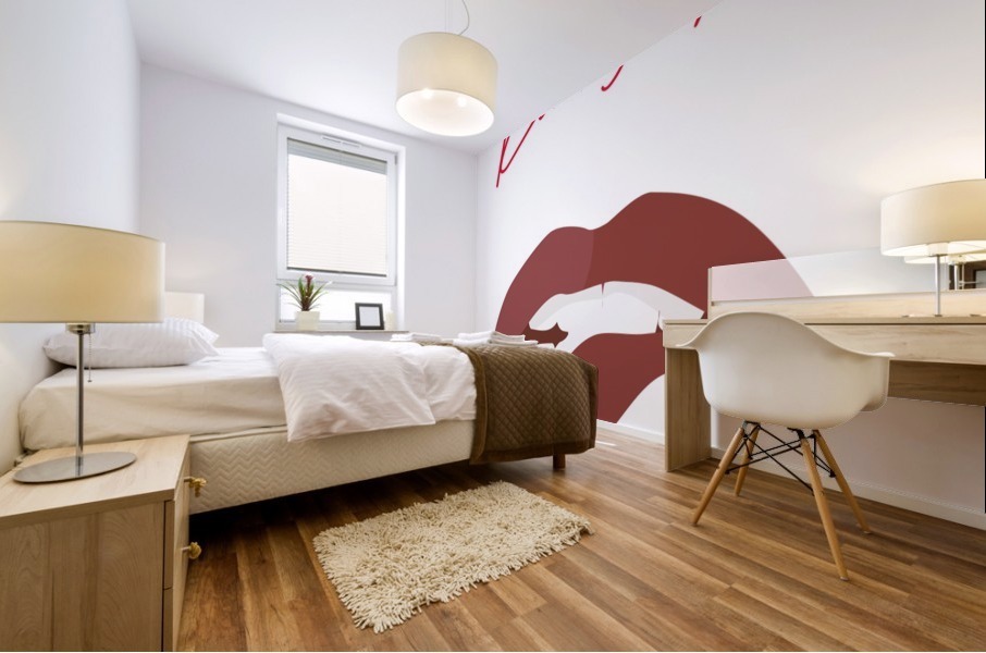Kiss5AA Mural print