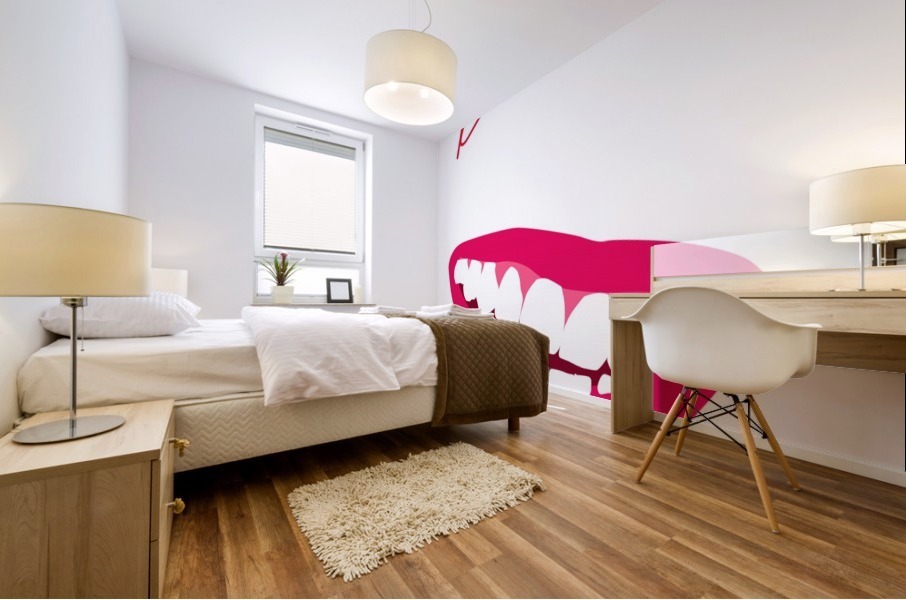 Kiss20A Mural print
