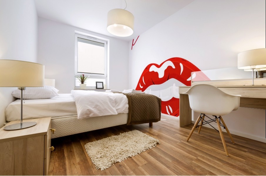 Kiss35A Mural print