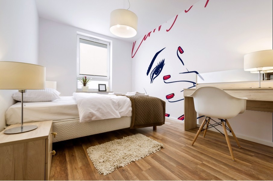 Kiss59A Mural print