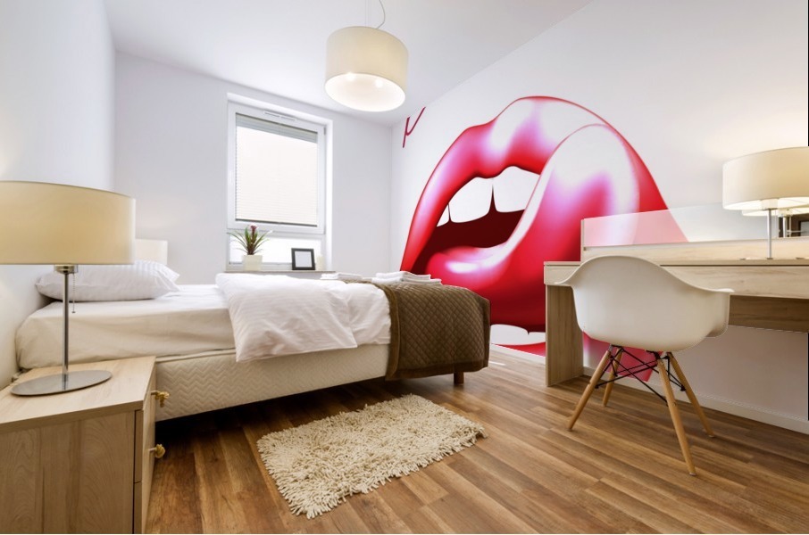 Kiss3AA Mural print