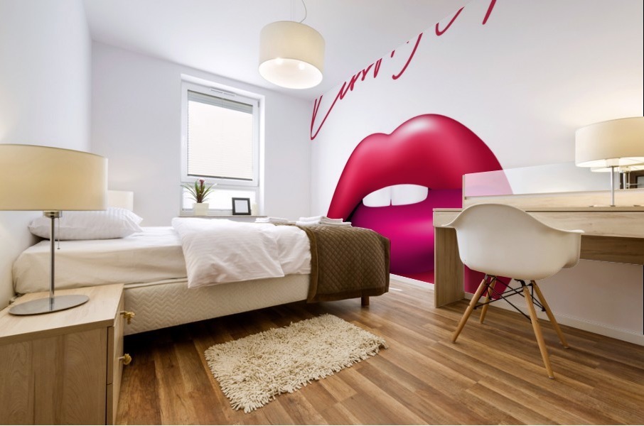 Kiss72A Mural print