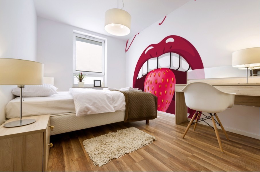 Kiss85A Mural print