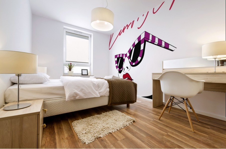 Kiss91A Mural print