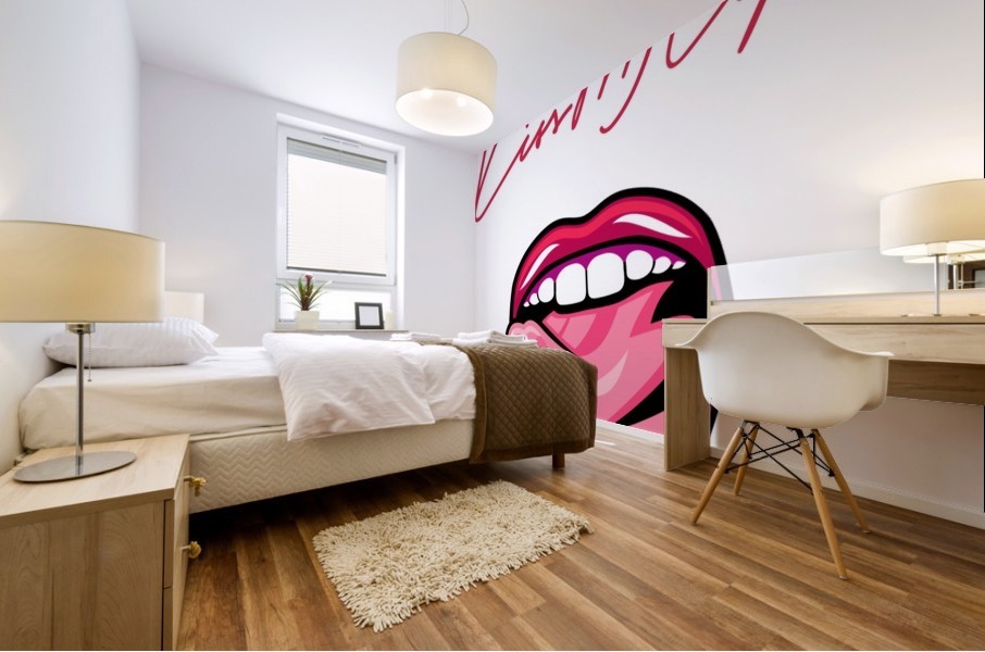Kiss94A Mural print