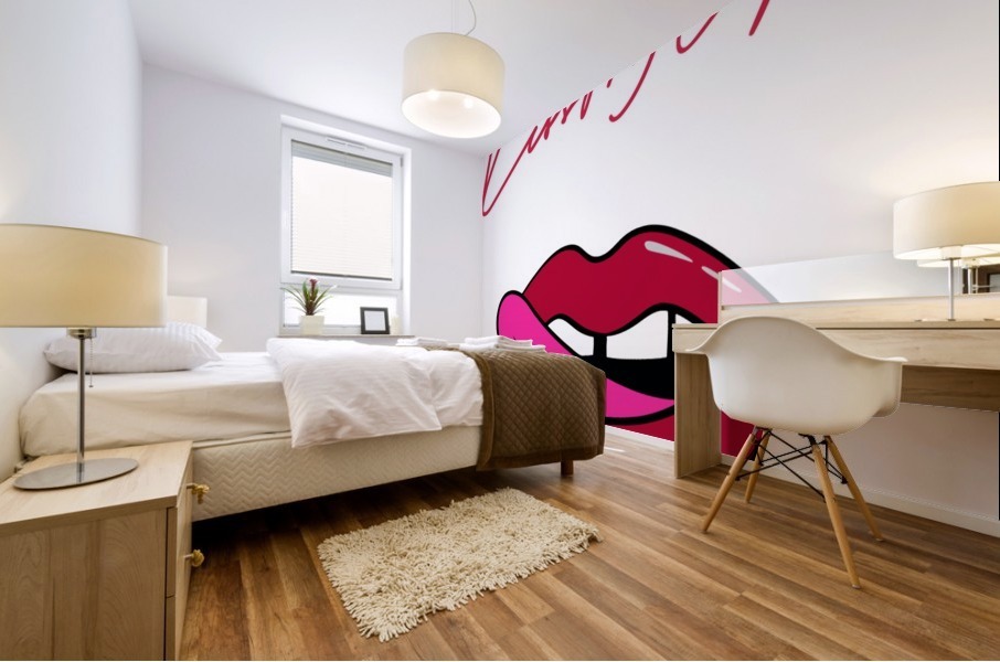 Kiss98A Mural print