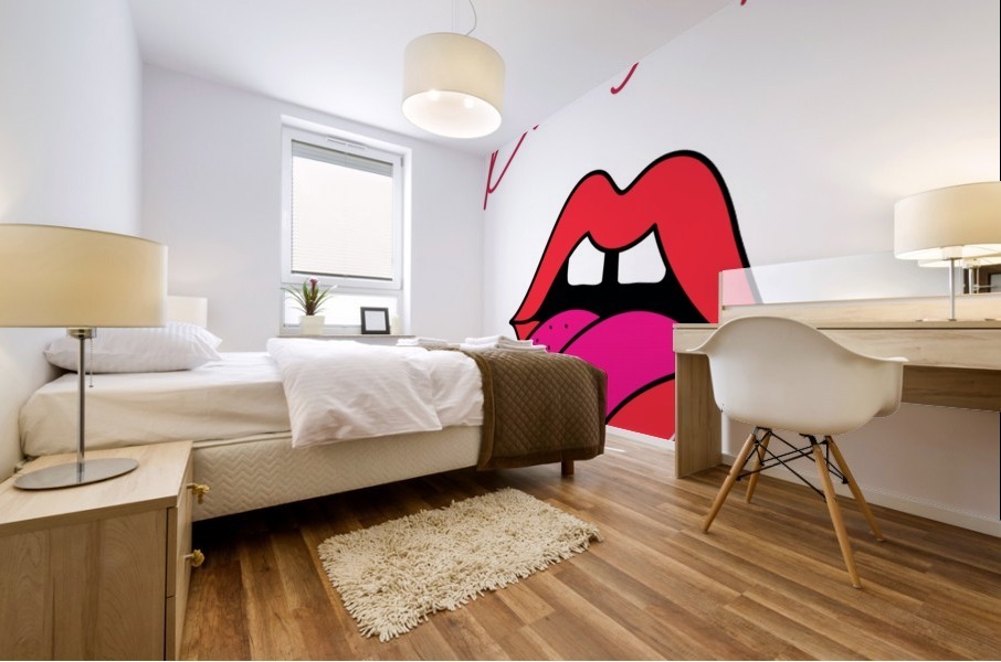 Kiss99A Mural print