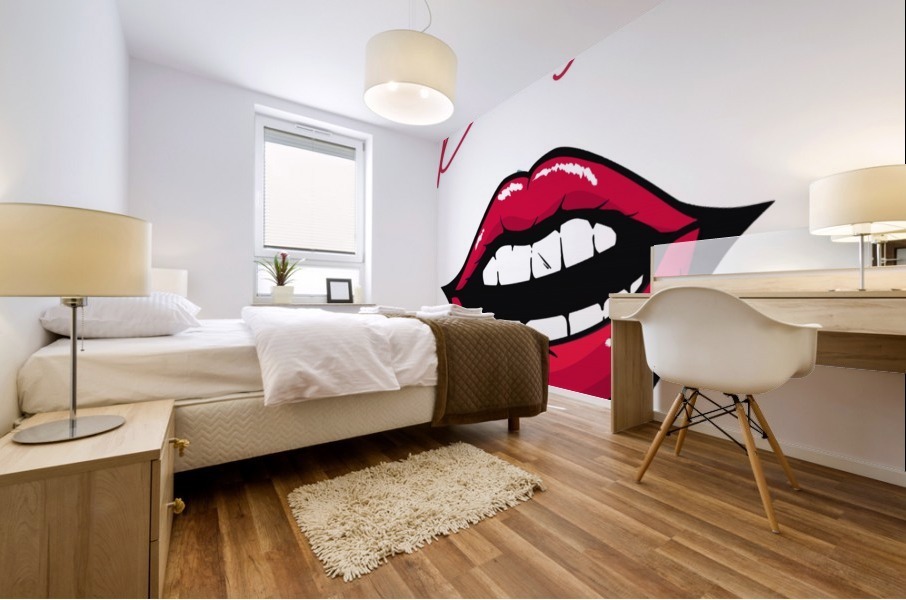 Kiss105A Mural print