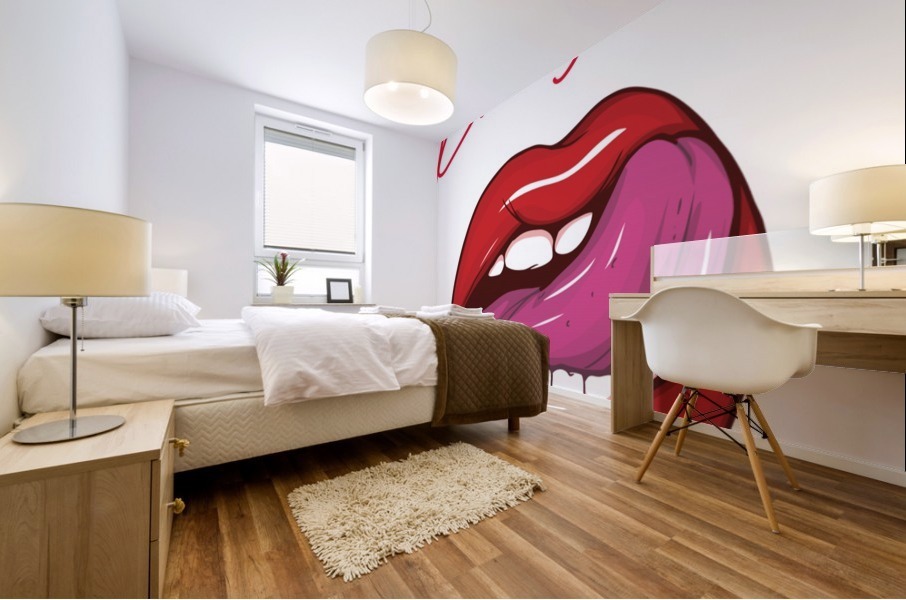 Kiss119A Mural print
