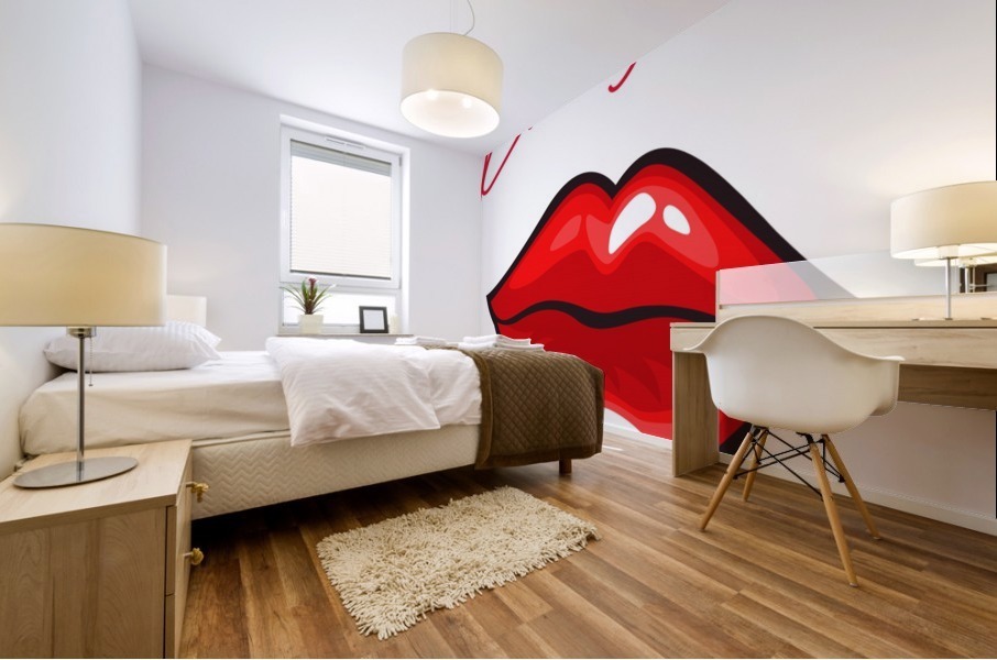 Kiss120A Mural print