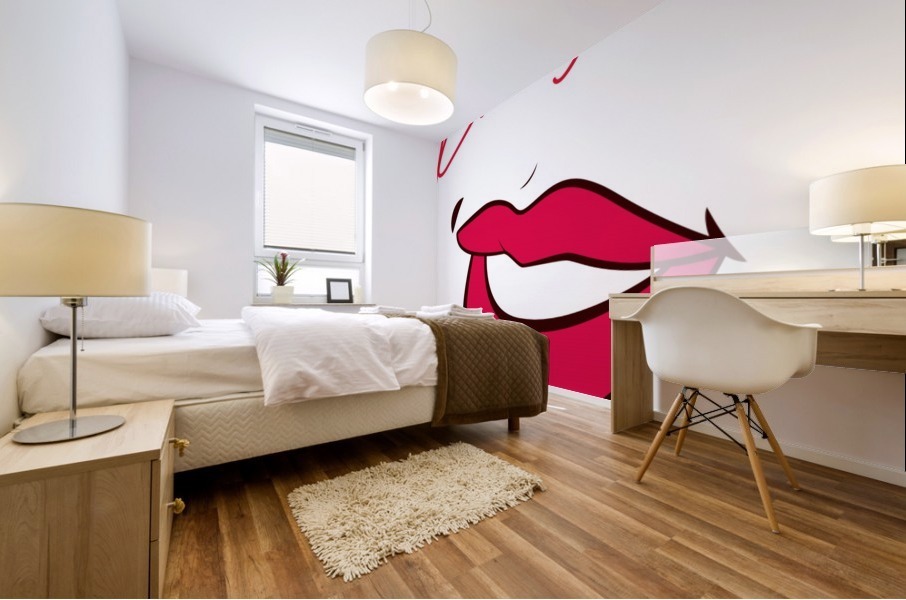 Kiss125A Mural print