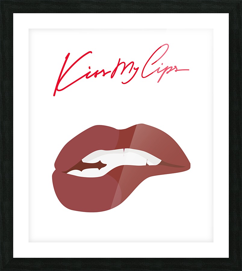 Kiss5AA Picture Frame print