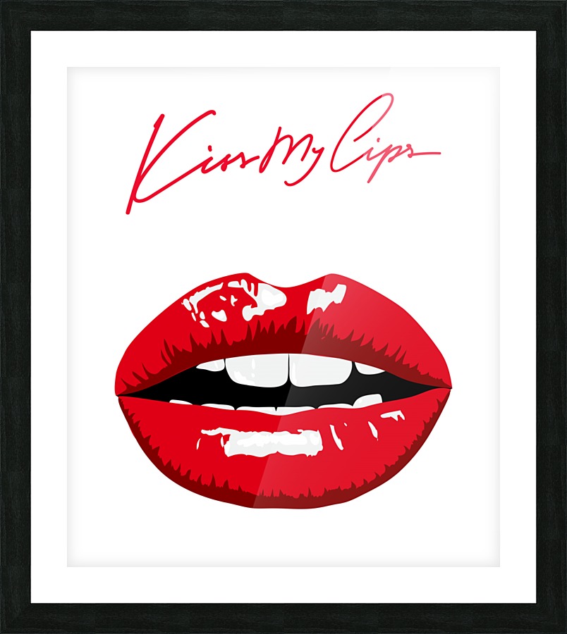 Kiss9AA Picture Frame print
