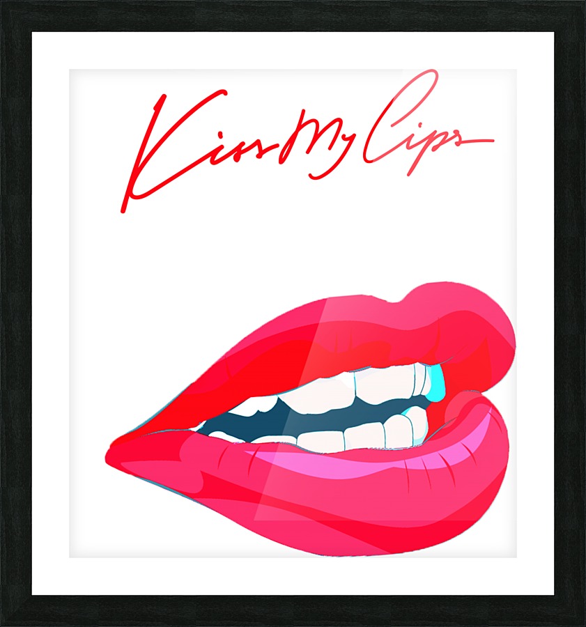 Kiss21A Picture Frame print