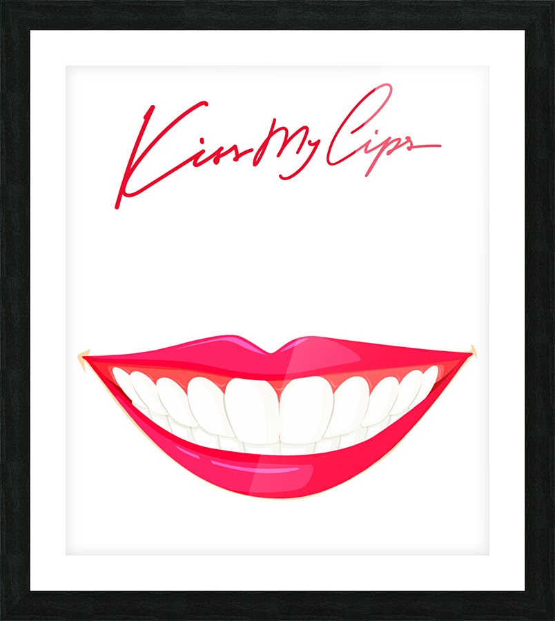 Kiss26A Picture Frame print