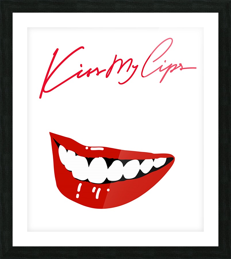 Kiss28A Picture Frame print