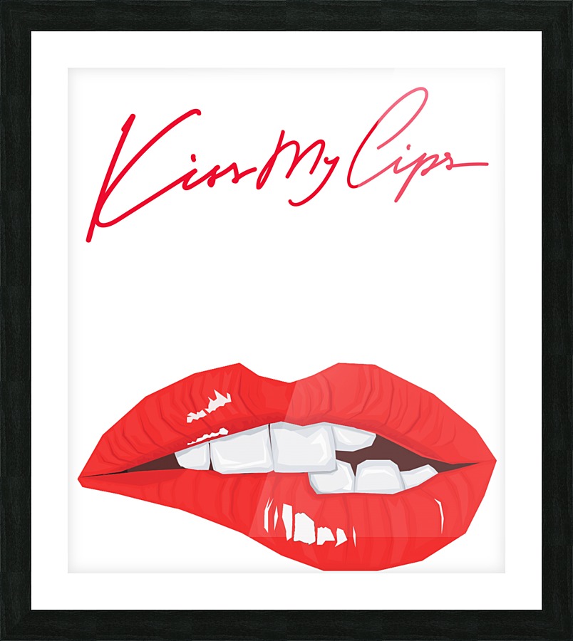 Kiss39A Picture Frame print