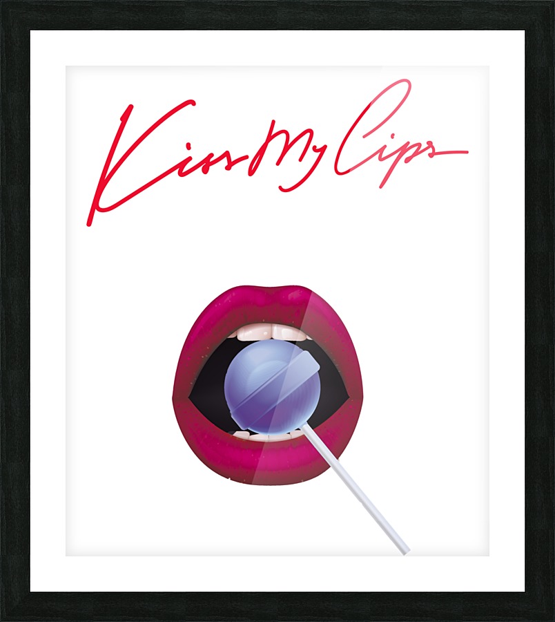 Kiss41A Picture Frame print