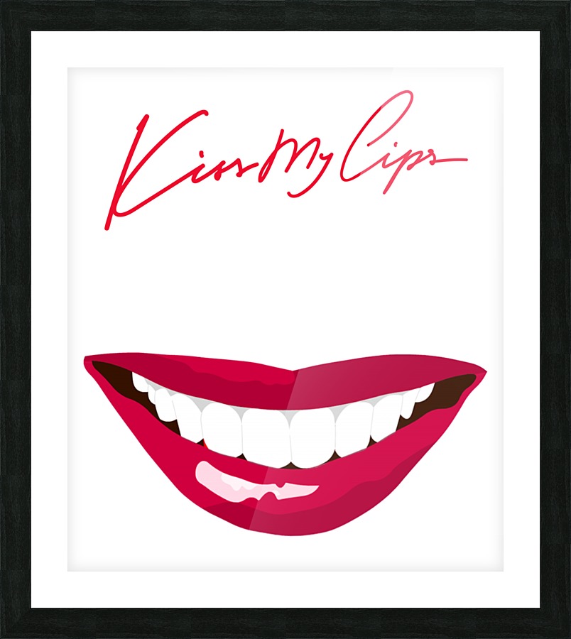 Kiss44A Picture Frame print