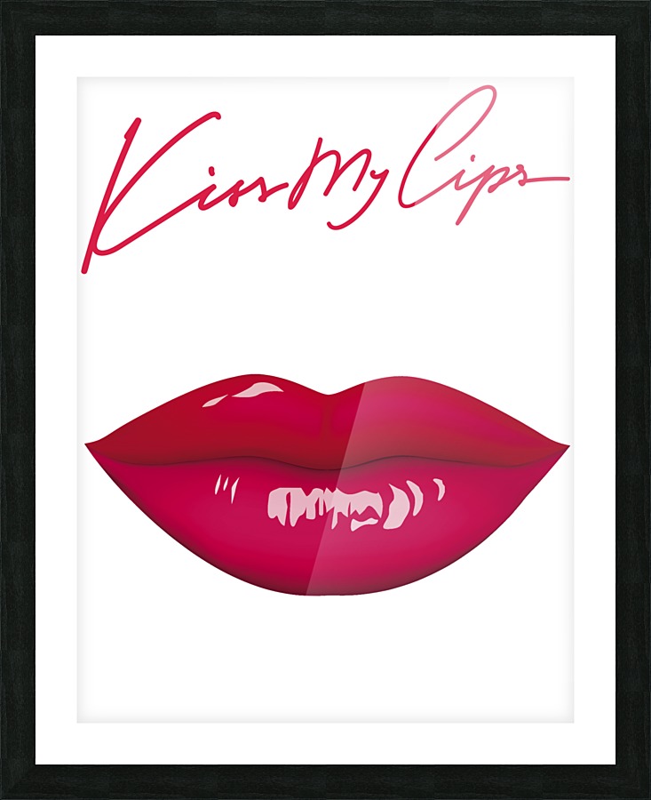 Kiss53A Picture Frame print