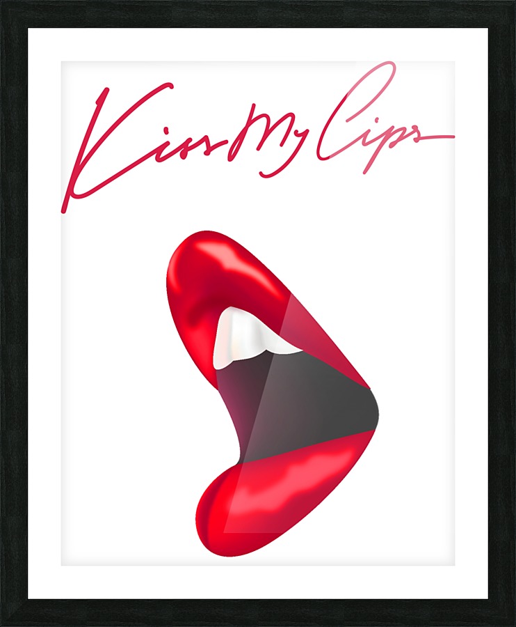 Kiss57A Picture Frame print