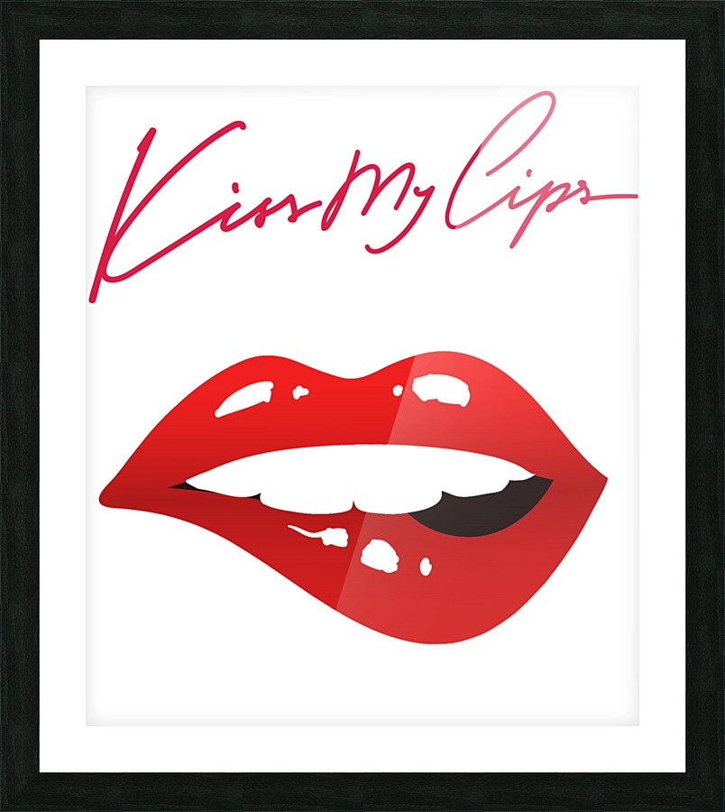 Kiss61A Picture Frame print