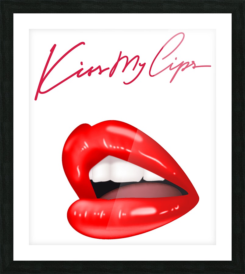 Kiss64A Picture Frame print