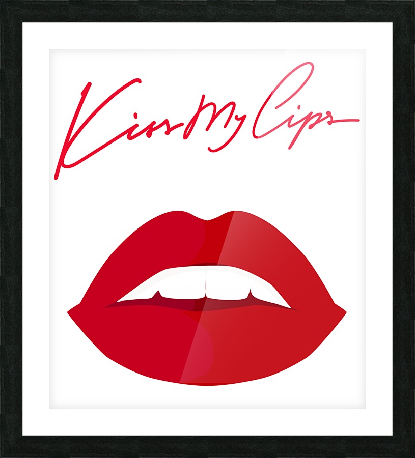 Kiss13A Picture Frame print
