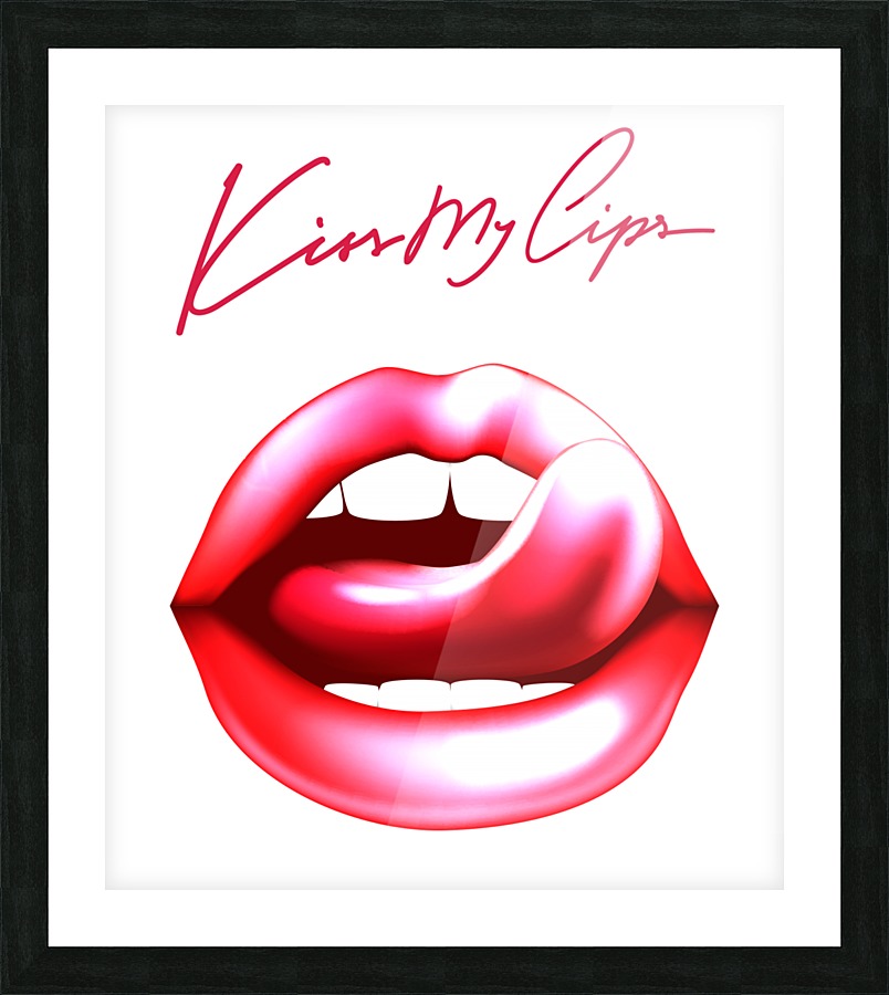 Kiss3AA Picture Frame print