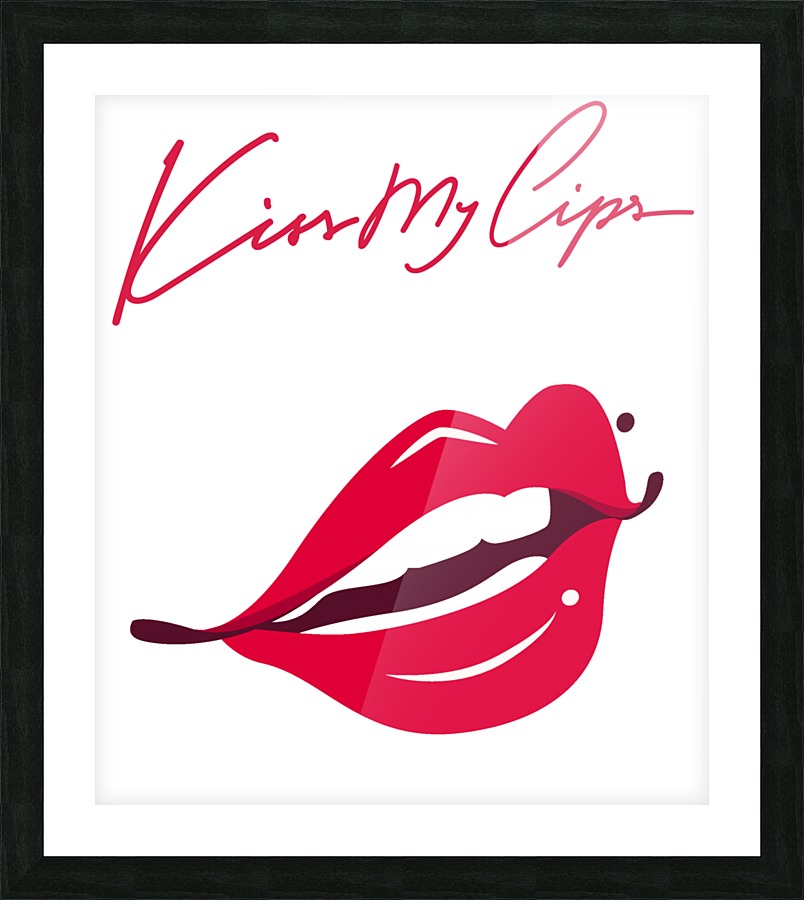 Kiss65A Picture Frame print