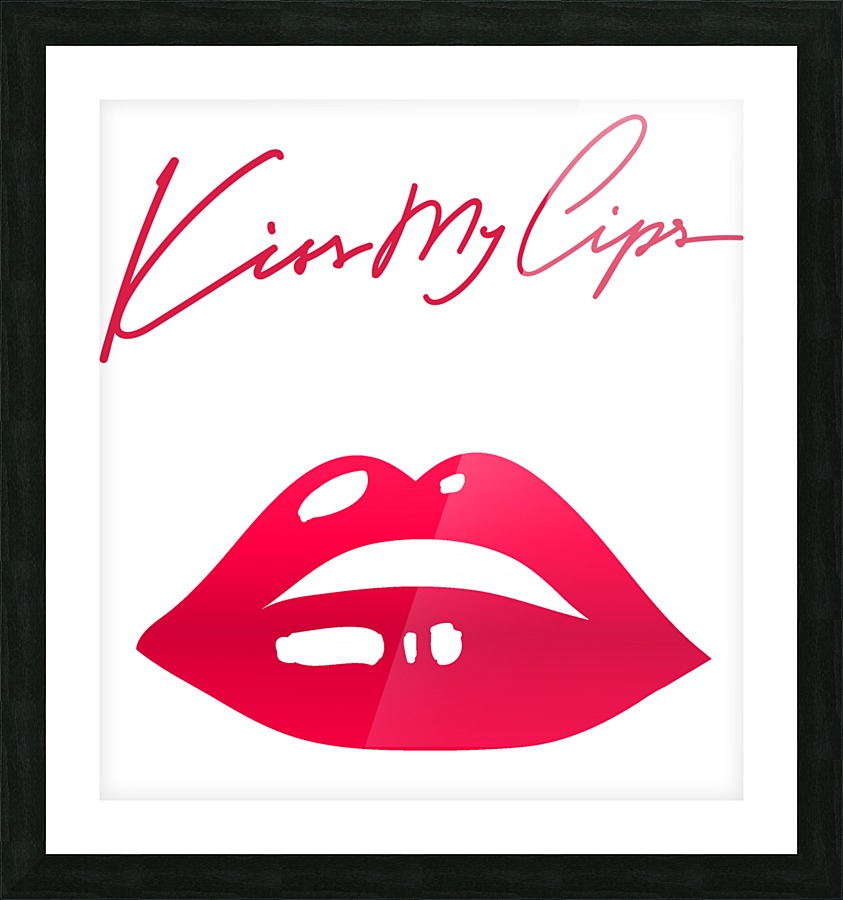 Kiss69A Picture Frame print