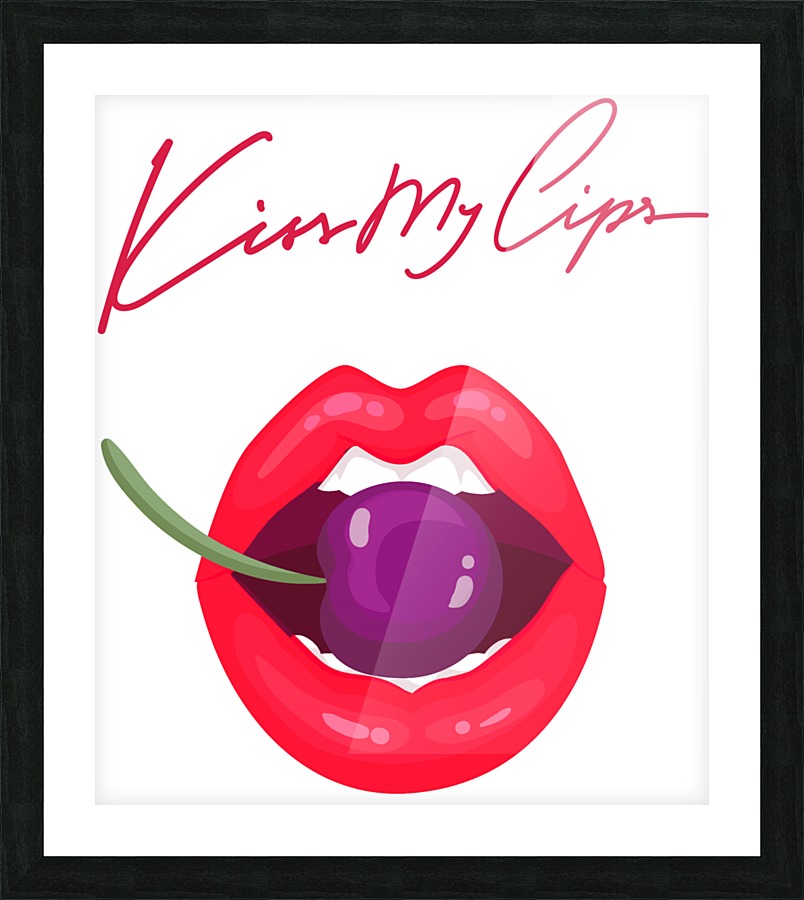 Kiss75A Picture Frame print