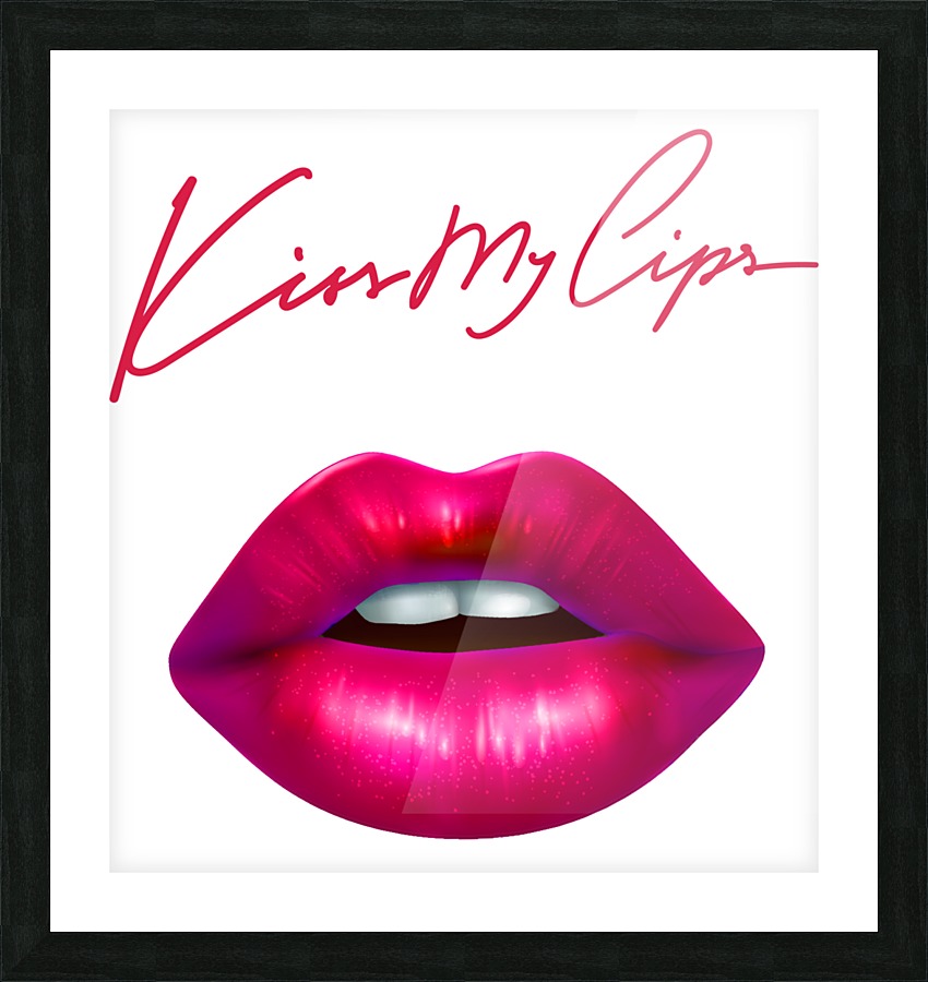 Kiss84A Picture Frame print