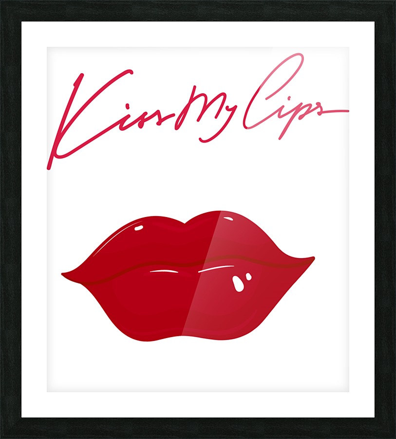 Kiss88A Picture Frame print