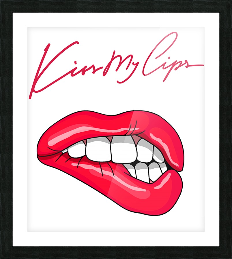 Kiss90A Picture Frame print