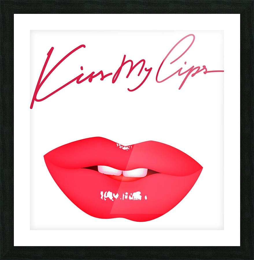 Kiss96A Picture Frame print