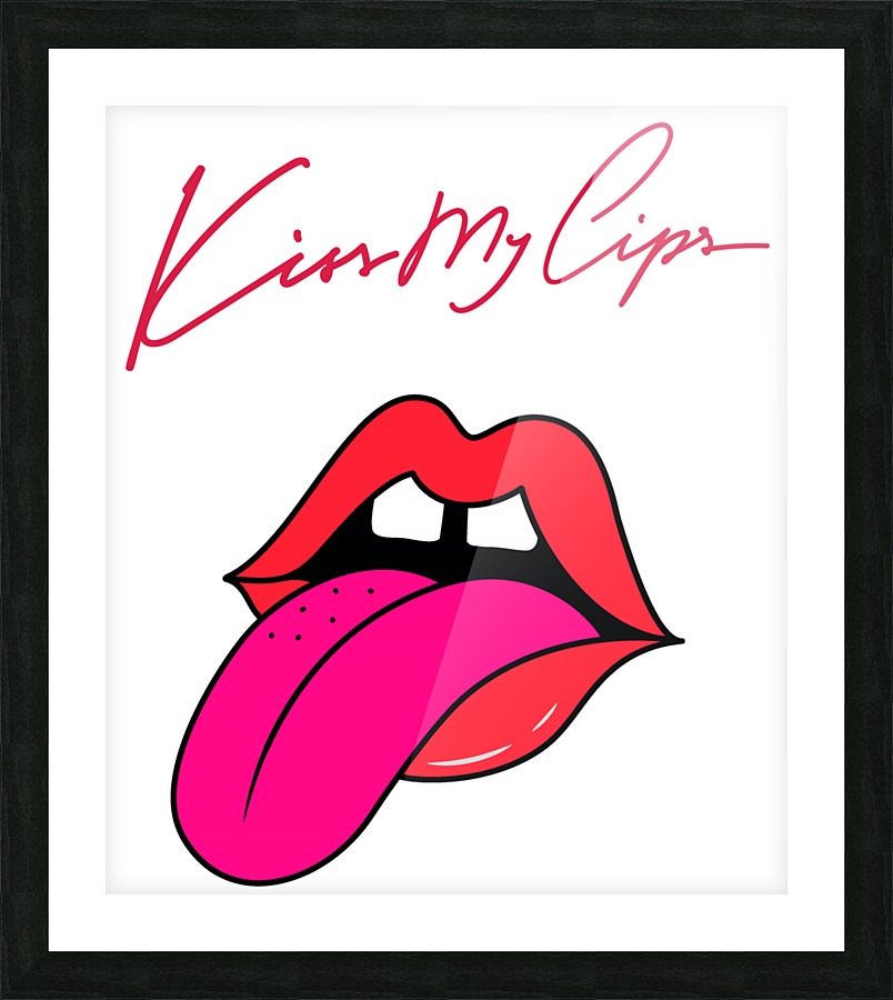 Kiss99A Picture Frame print