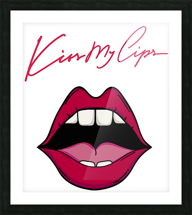 Kiss103A Picture Frame print