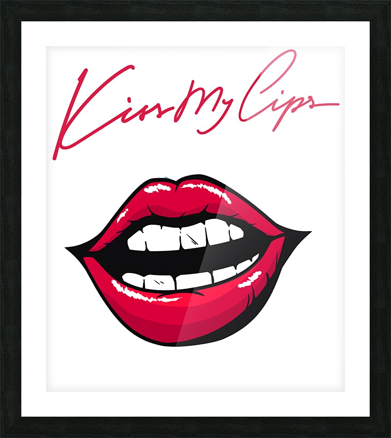 Kiss105A Picture Frame print