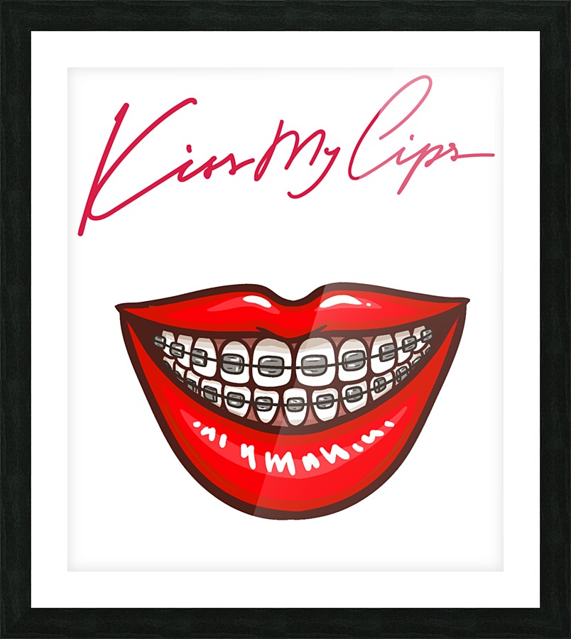 Kiss109A Picture Frame print